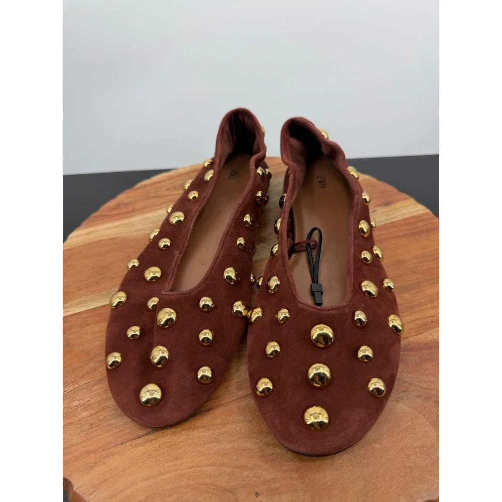 Zara suede ballet